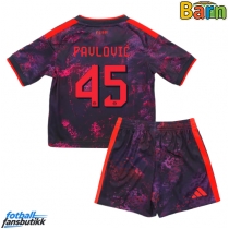 Bayern Munich Aleksandar Pavlovic #45 Tredjedraktsett Barn 2026-27 Kortermet (+ Korte bukser)